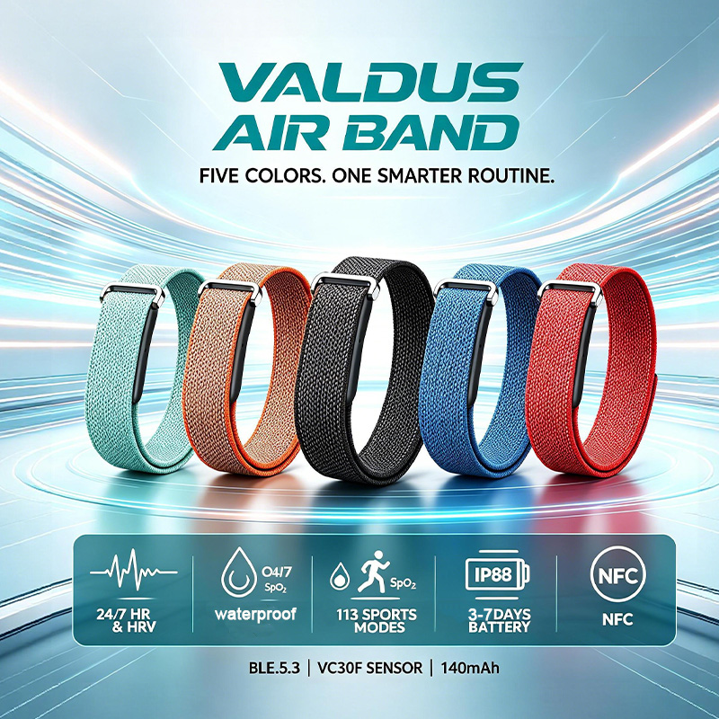Android Smartwatch Accessories - 발두스 에어밴드 스마트 팔찌 남녀 심박수
