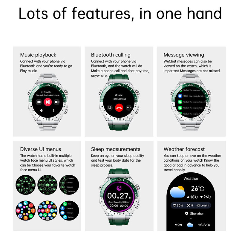 핫세일 스마트워치 여성 남성 선물 1.53인치 HD A - Android Smartwatch Accessories 리뷰 및 가격