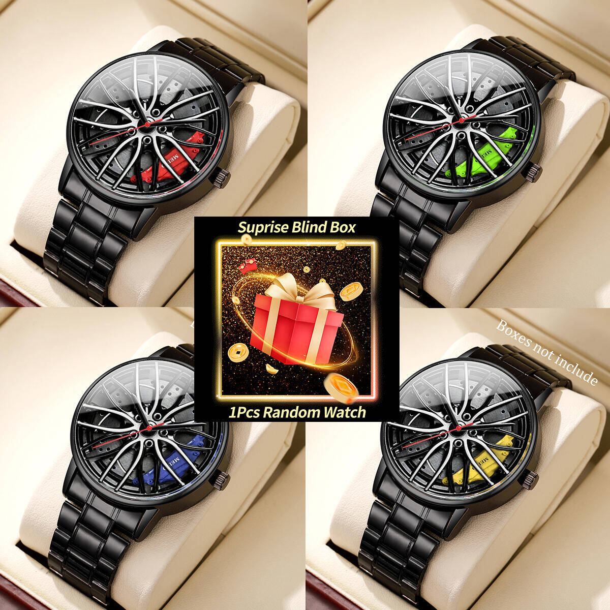 1PC 서프라이즈 미스터리 시계 블라인드 박스-패션 남 - Accessories With Watch 리뷰 및 가격