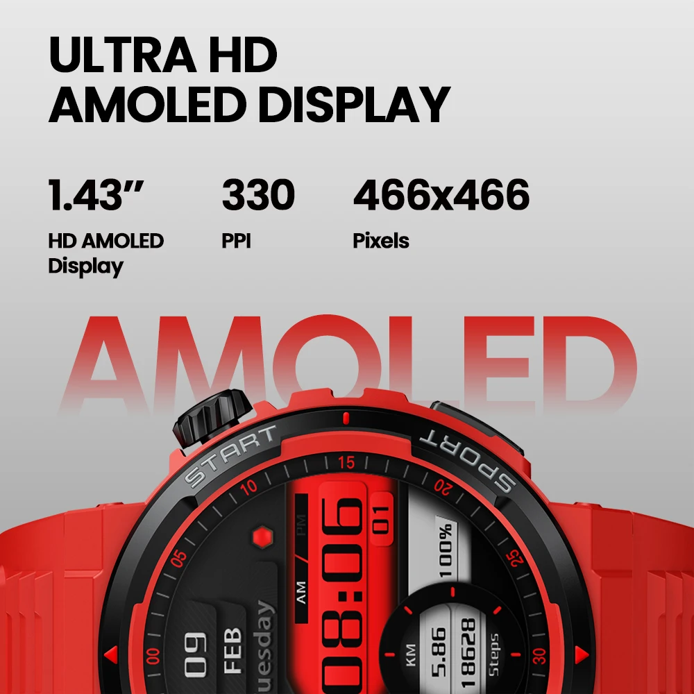 새로운 Zeblaze Ares 3 Plus 1.43인치 - Smartwatch Faces 리뷰 및 가격