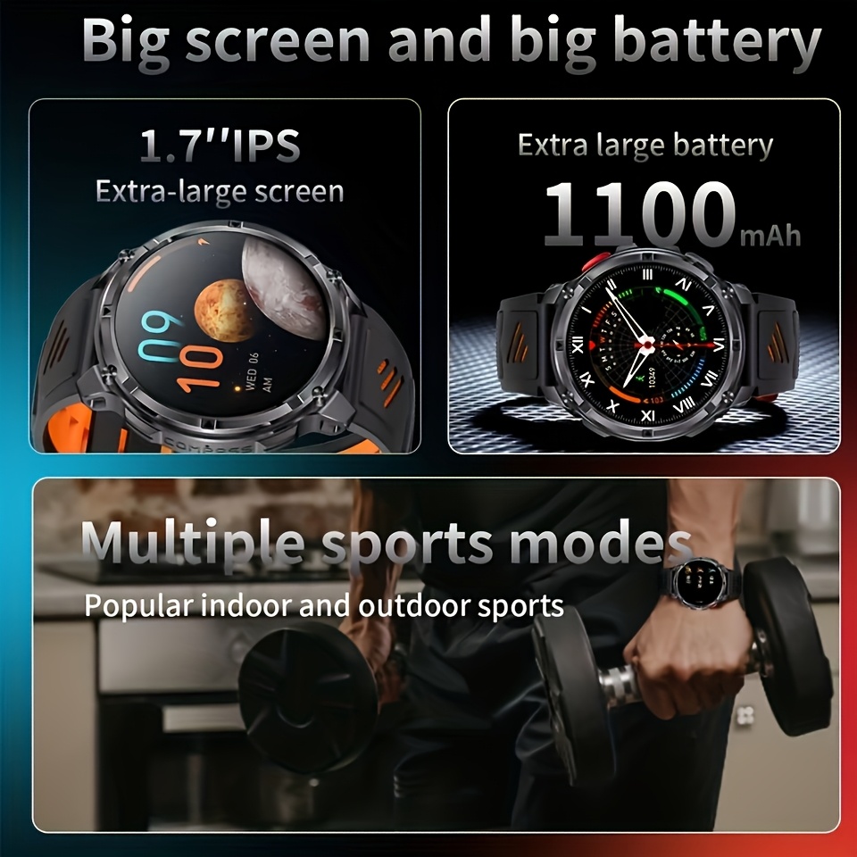 새로운 T-REX3 울트라 1100mAh 배터리 스마트 - Smartwatch Face 리뷰 및 가격