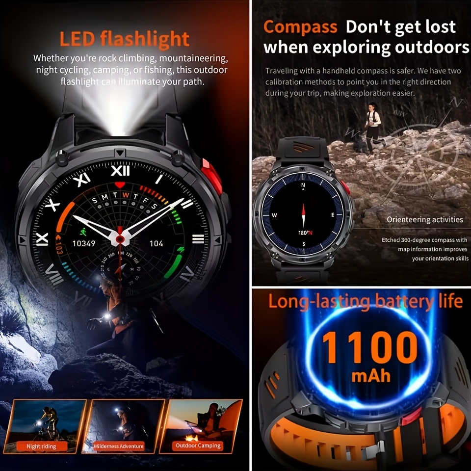 새로운 T-REX3 울트라 1100mAh 배터리 스마트 - Smartwatch Face 리뷰 및 가격