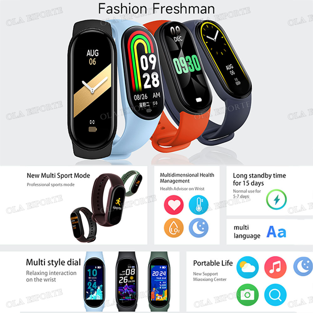 M8 스마트워치 남녀 피트니스 스포츠 스마트 밴드 핏프 - Smartwatch X12 리뷰 및 가격